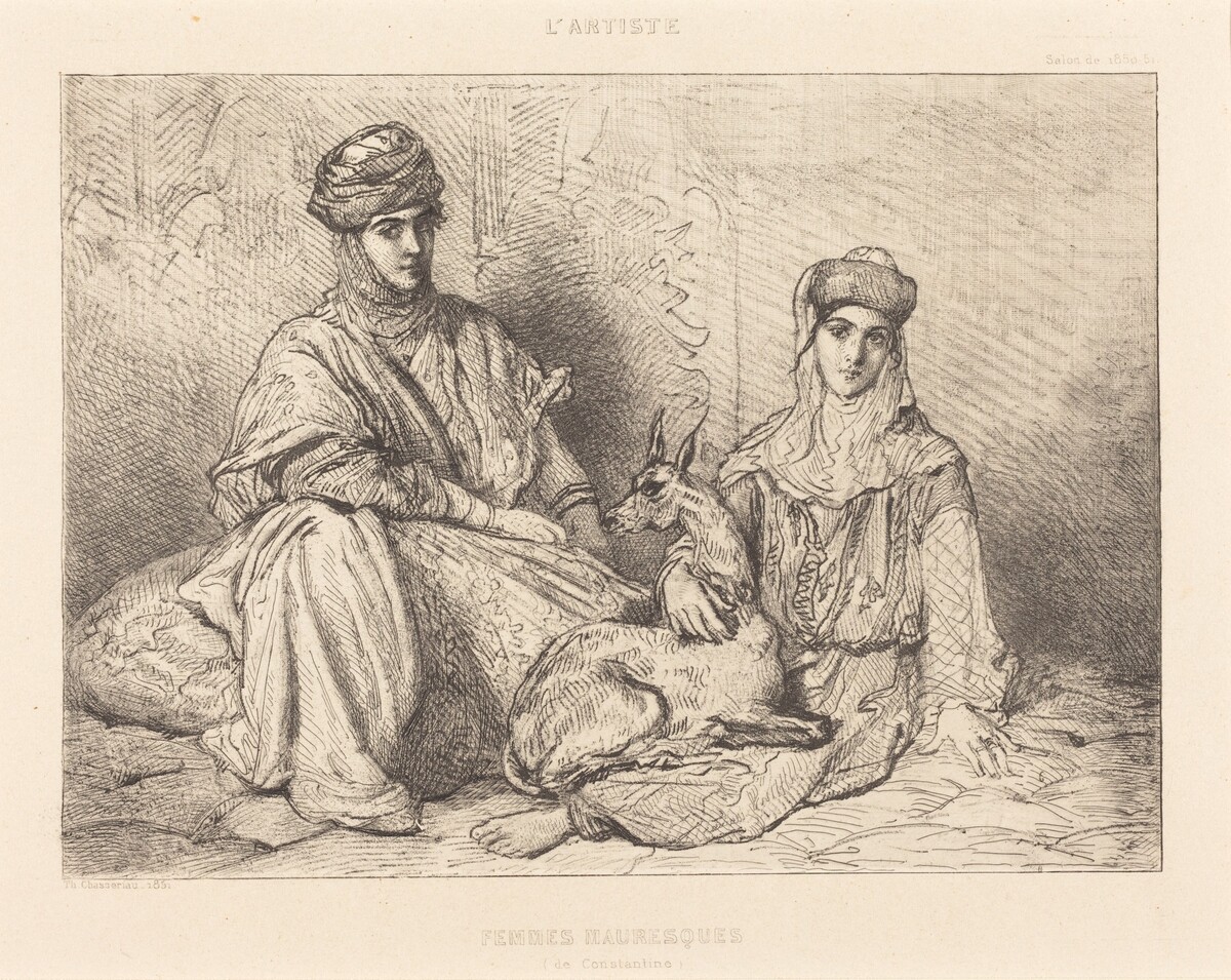 Femmes Mauresques de Constantine by Théodore Chassériau
