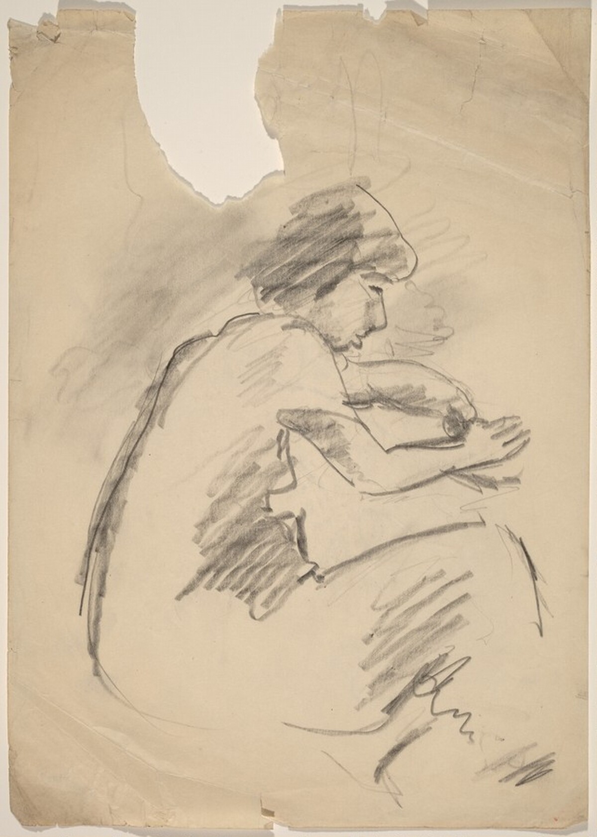 Seated Female Facing Right by Mark Rothko