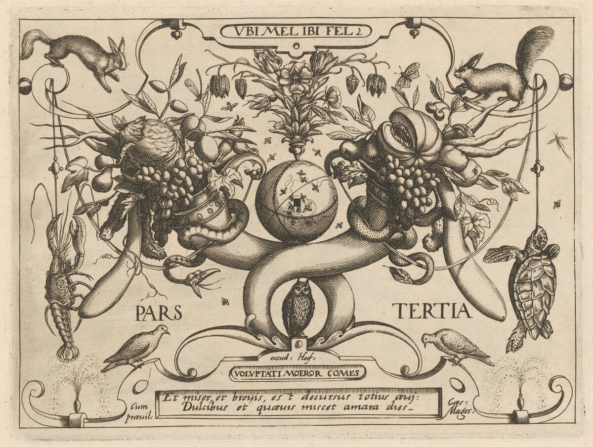 Archetypa studiaque patris Georgii Hoefnagelii [Part 3, Plate 1] by Jacob Hoefnagel after Joris Hoefnagel