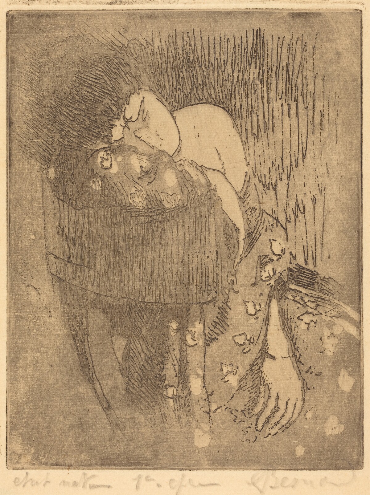 Sorrow (Chagrin) by Albert Besnard
