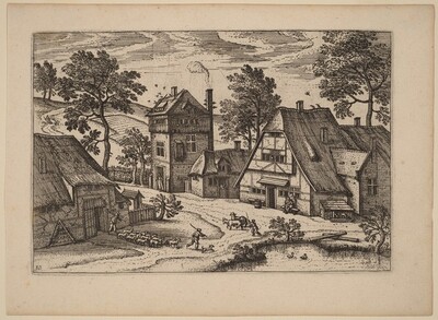 Village with Pond