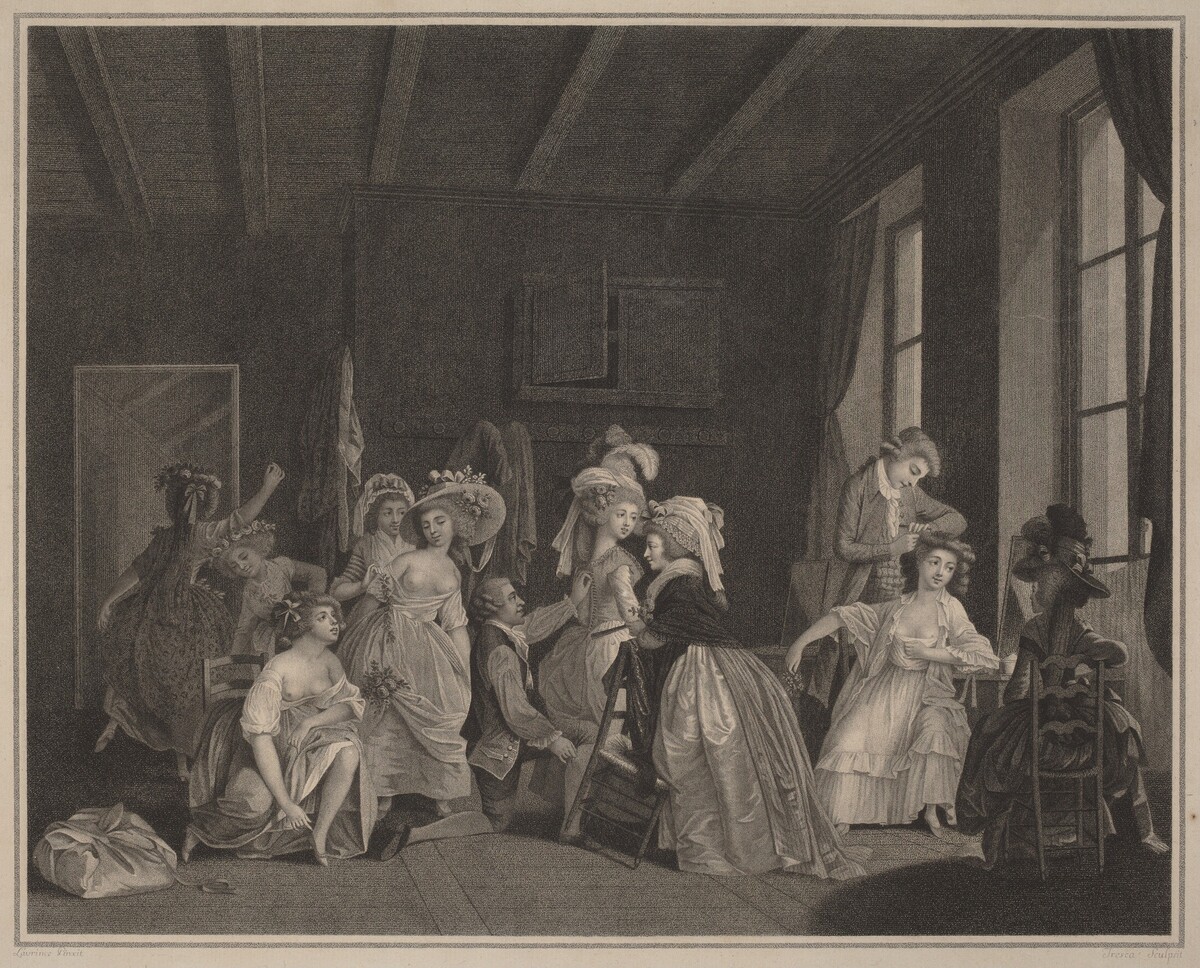 The Preparations for the Ballet by Salvatore Tresca after Nicolas Lavreince