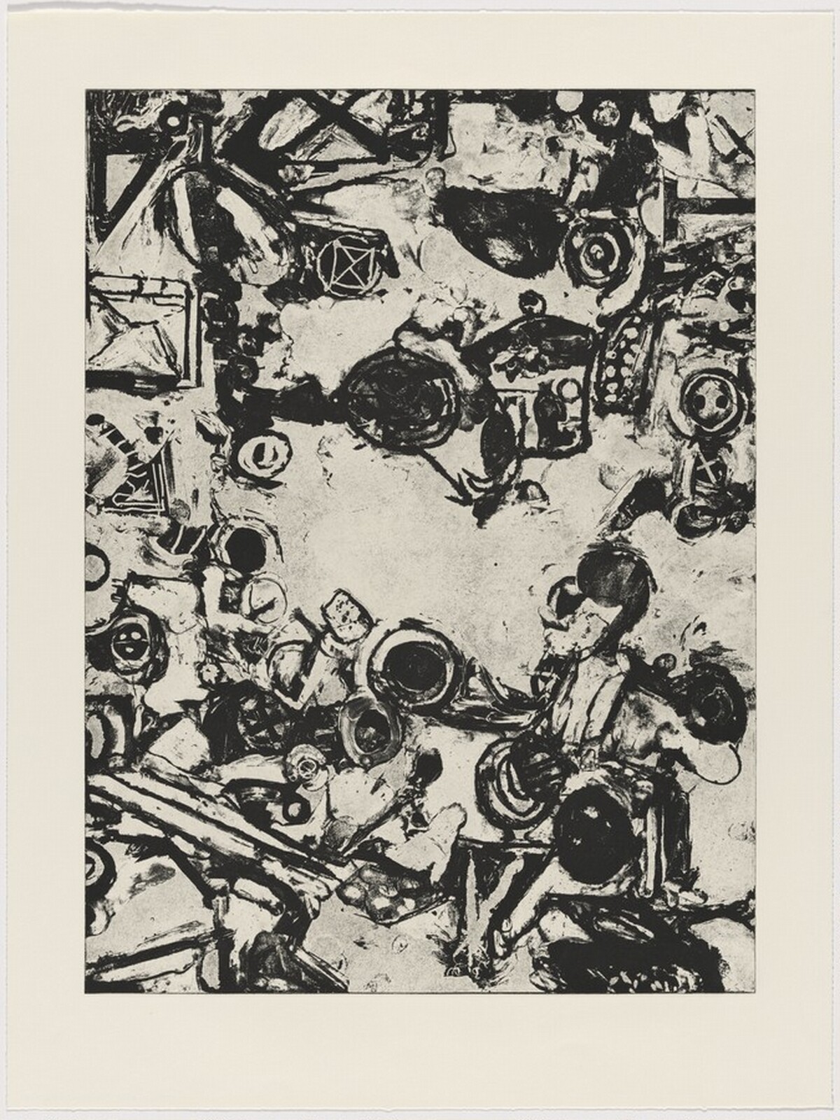 The Barbarian [working proof 1] by Richard Diebenkorn