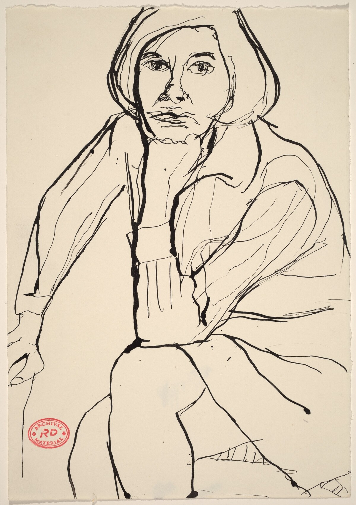 Portrait of a Woman by Richard Diebenkorn
