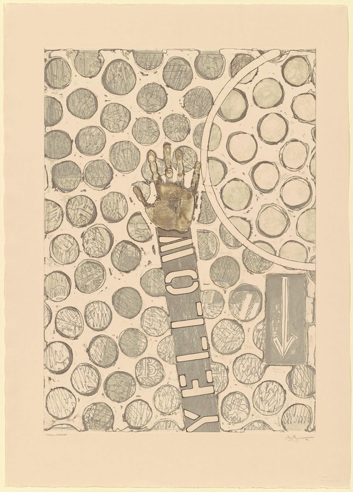 Untitled [trial proof] by Jasper Johns