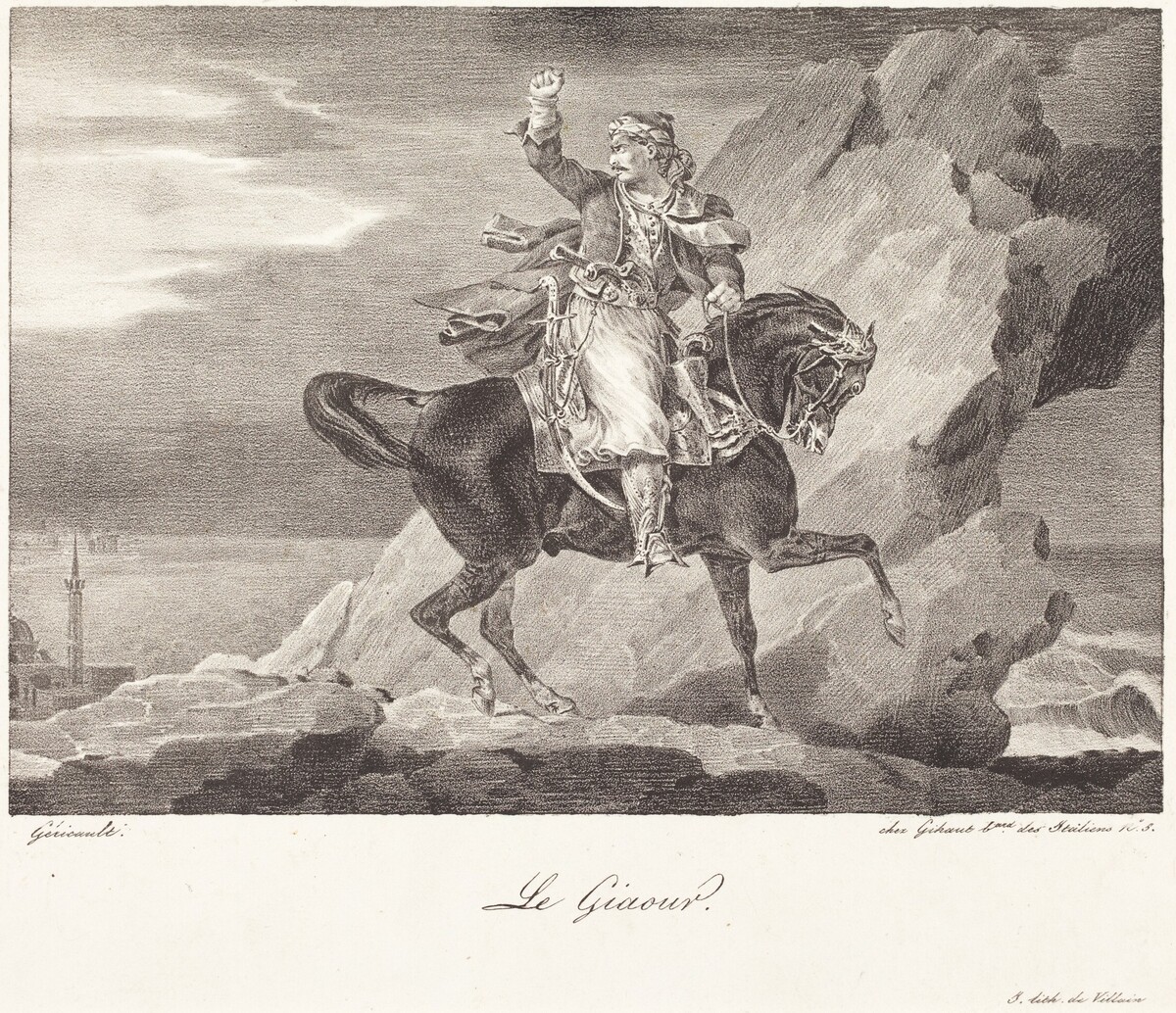 Le Giaour (The Infidel) by Théodore Gericault