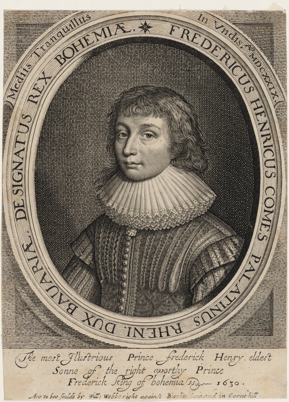 Prince Frederick Henry Bavaria by Attributed to Robert van Voerst