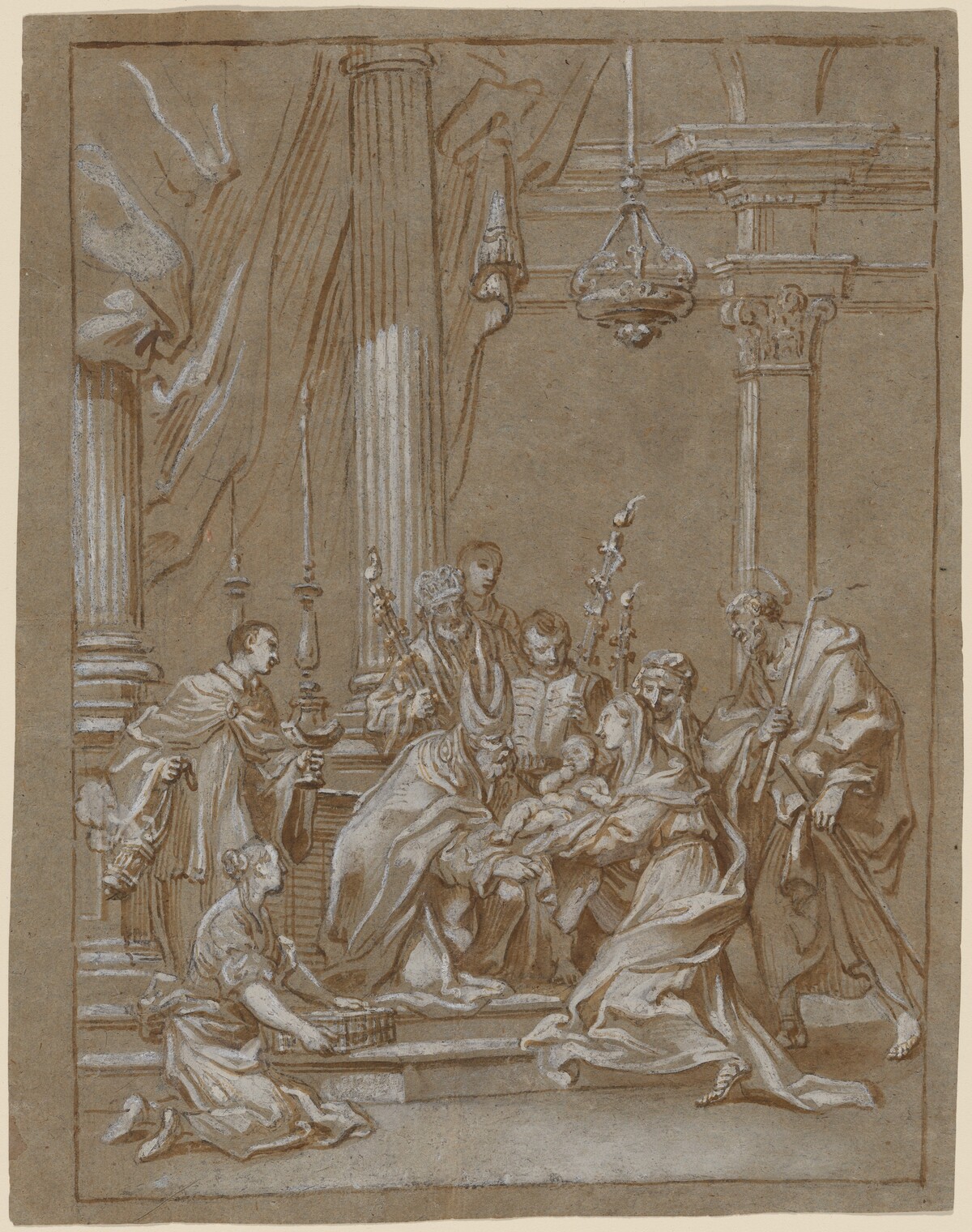 The Presentation in the Temple by Paolo Gerolamo Piola