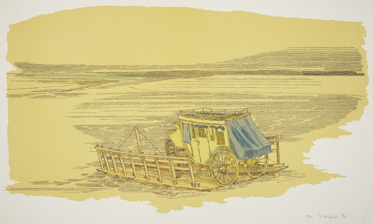 Stage Coach from Americana Suite by William Crutchfield