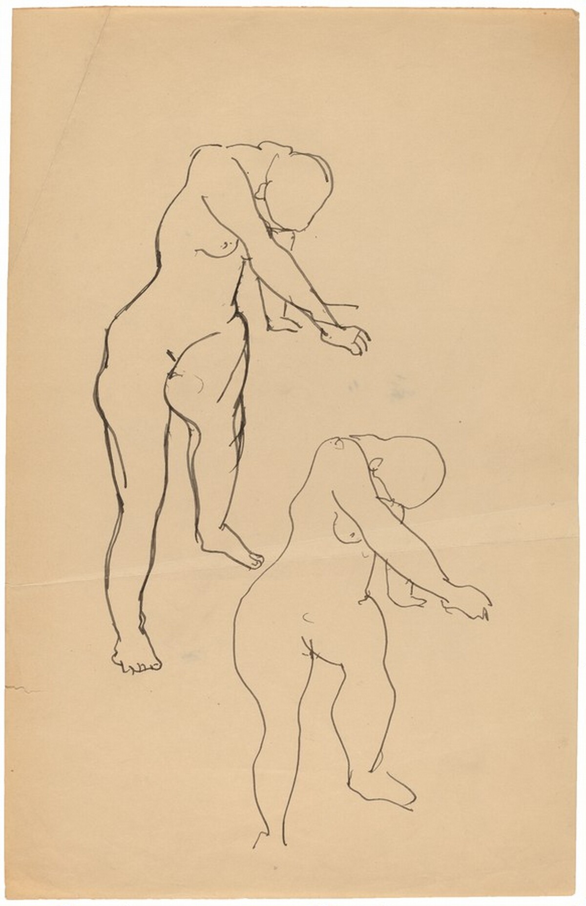 Studies of a Female Nude by Mark Rothko