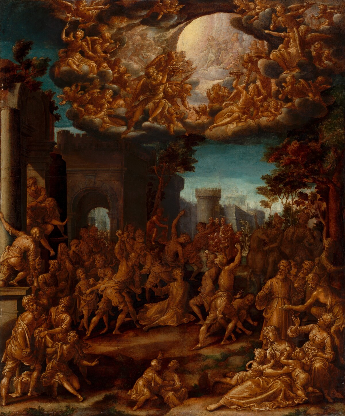 The Stoning of Saint Stephen by Aurelio Lomi