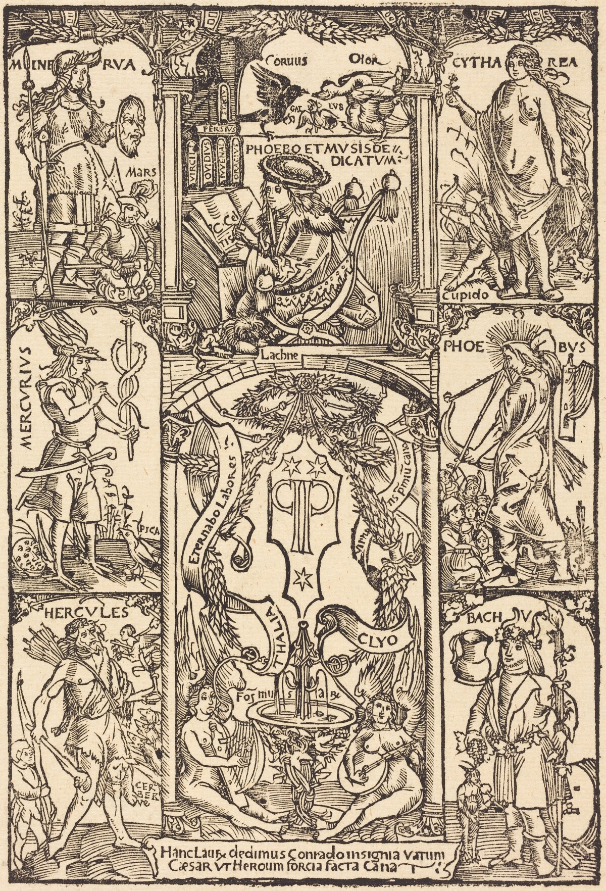 Celtes Surrounded by Greek and Roman Gods by Hans Süss von Kulmbach