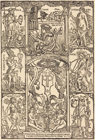Celtes Surrounded by Greek and Roman Gods