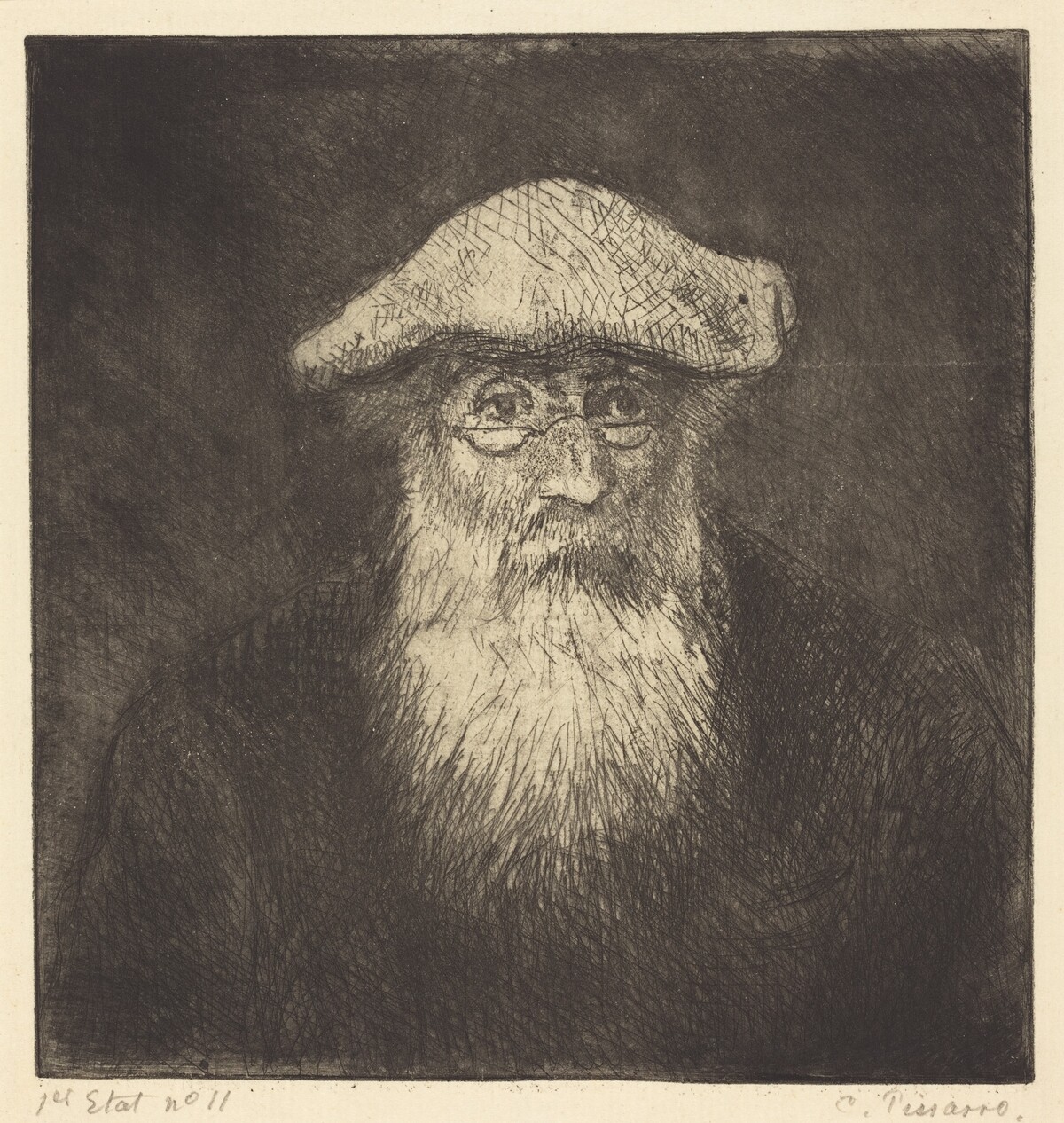 Self-Portrait (Camille Pissarro, par lui-meme) by Camille Pissarro
