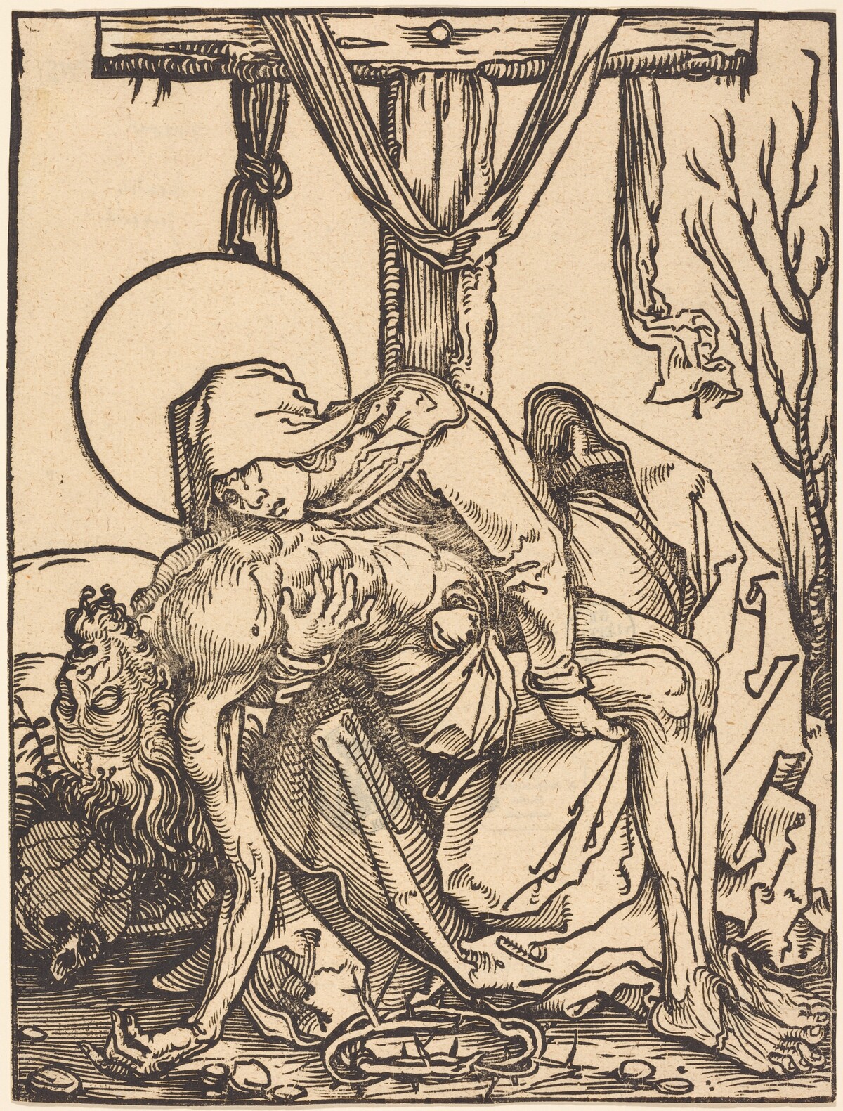 Pietà by Attributed to Hans Weiditz, II