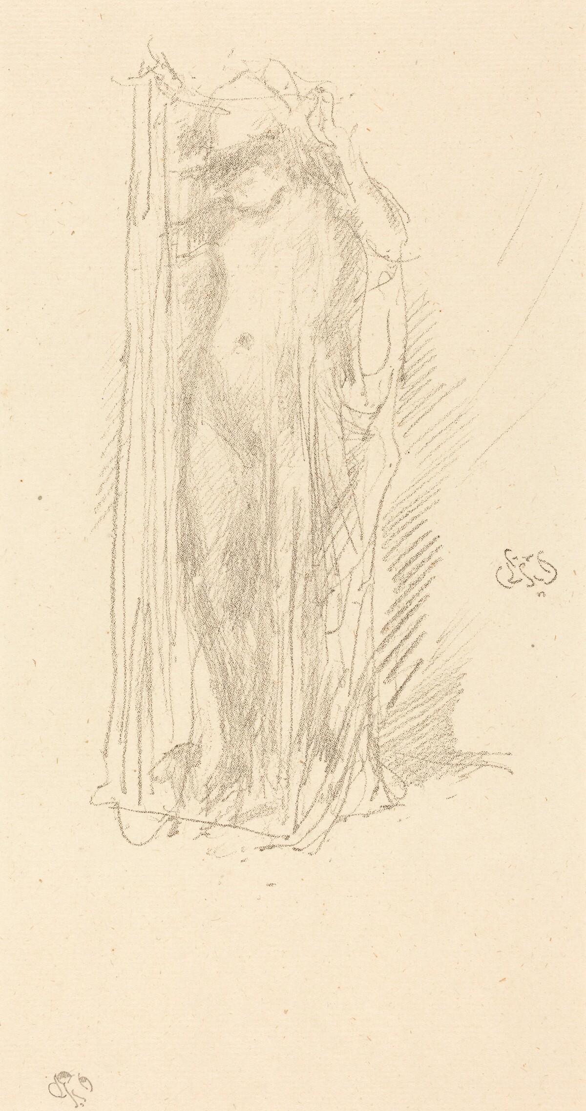 Model Draping by James McNeill Whistler