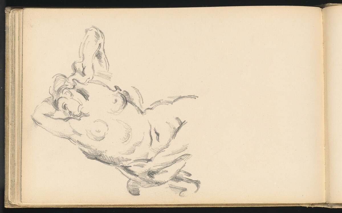 Study of the Allegorical Figure Bellona in Rubens' "The Apotheosis of Henri IV" by Paul Cezanne