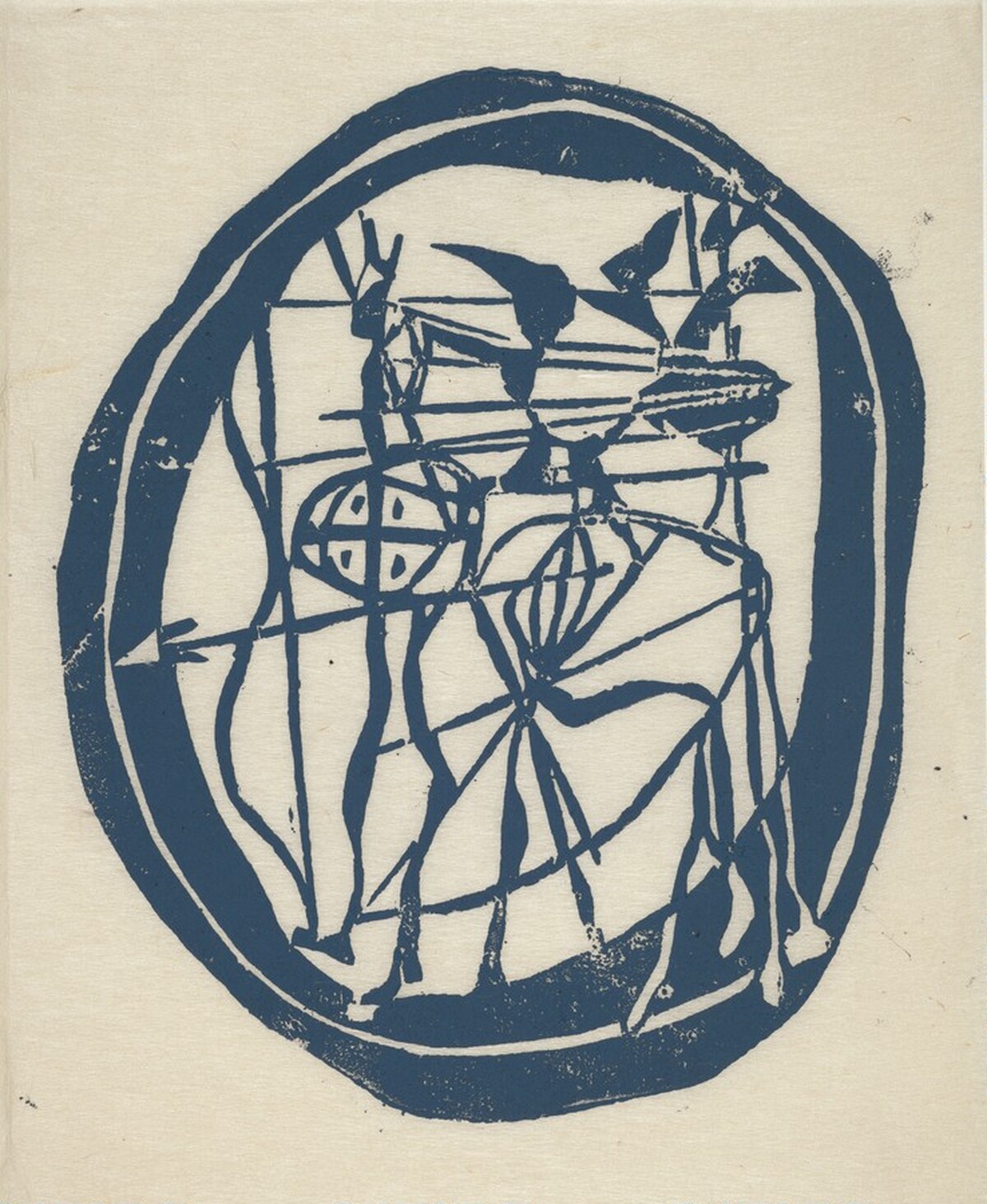 Untitled (Christmas Card) by Adja Yunkers