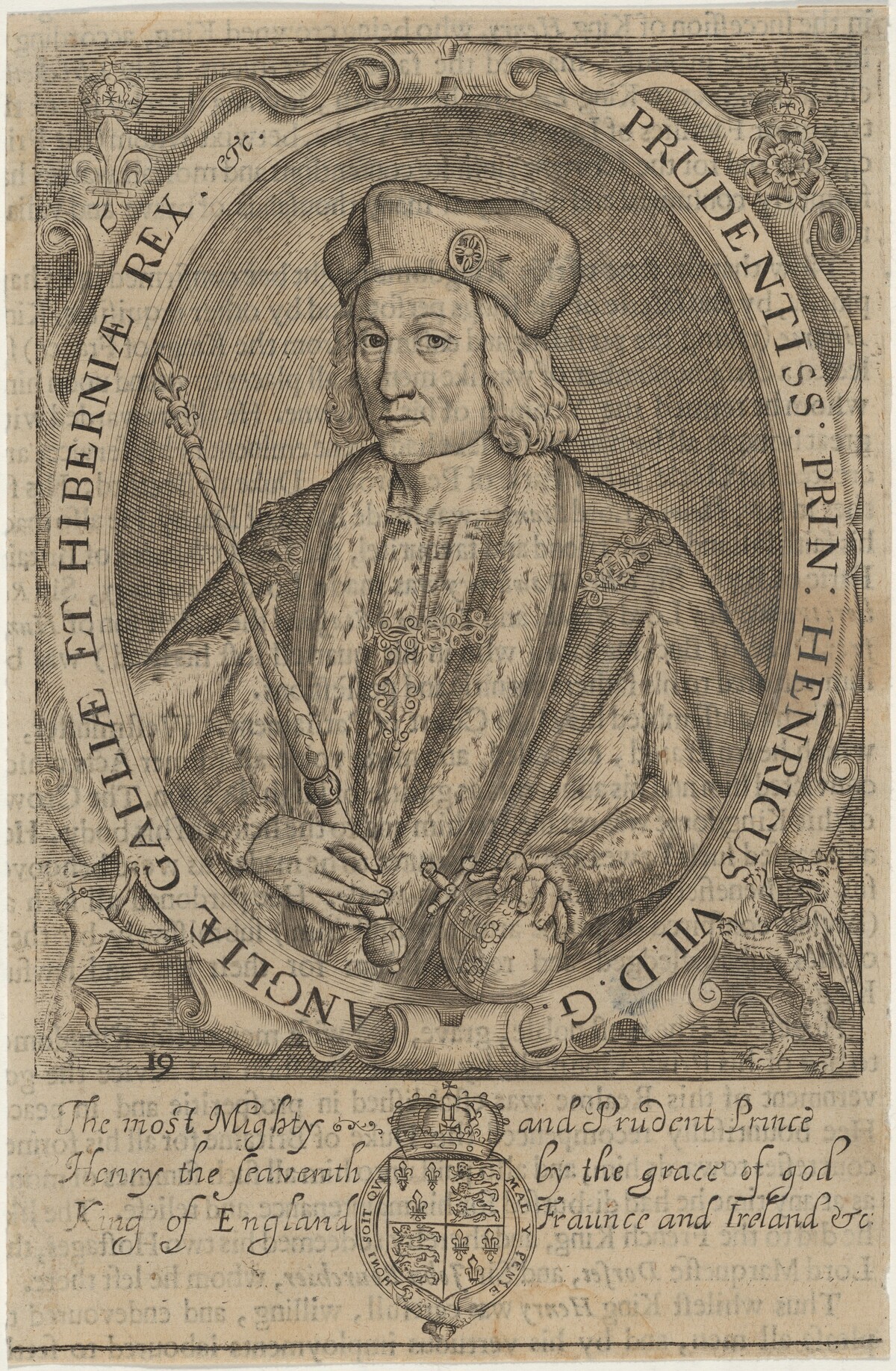 Henry VII of England by Renold Elstrack