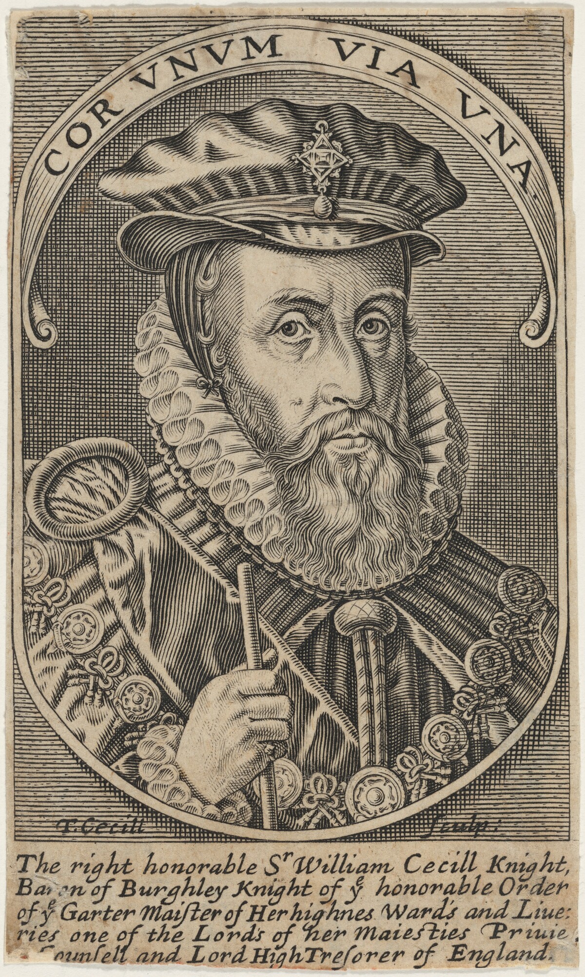 William Cecill, First Baron Burghley by John Chantry