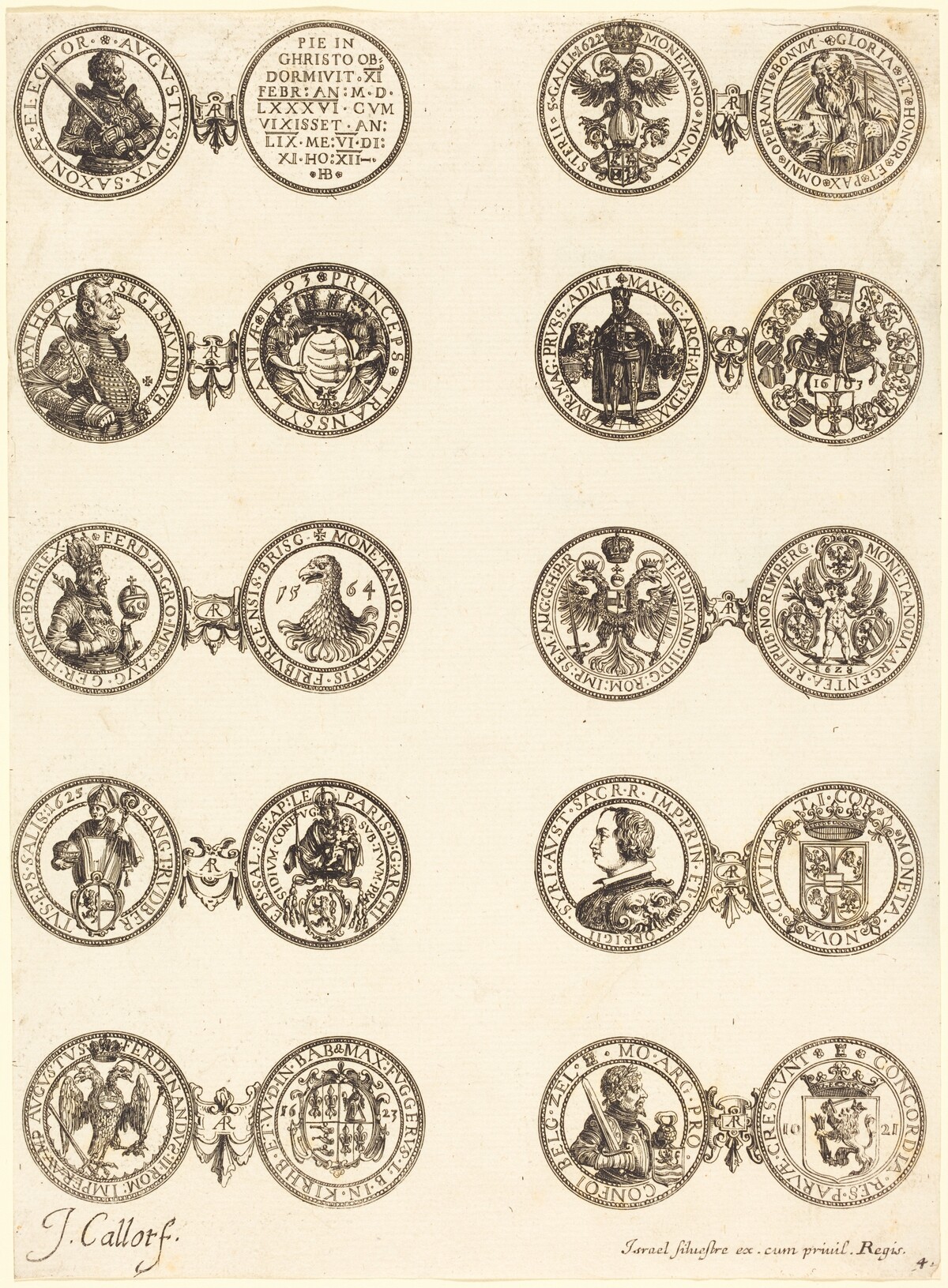 Coins [plate 4] by Jacques Callot