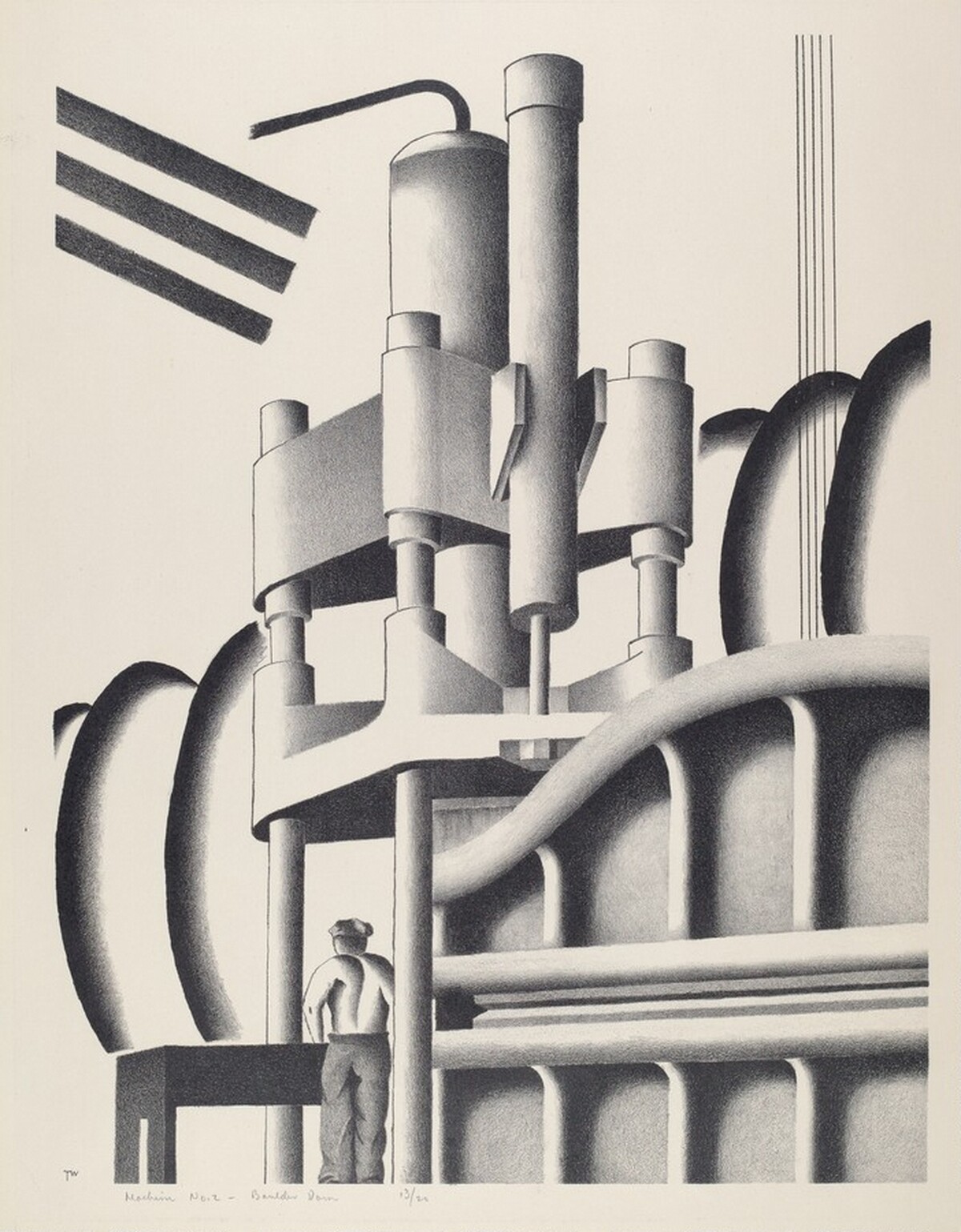 Machine No. 2 Boulder Dam by Theo Ballou White