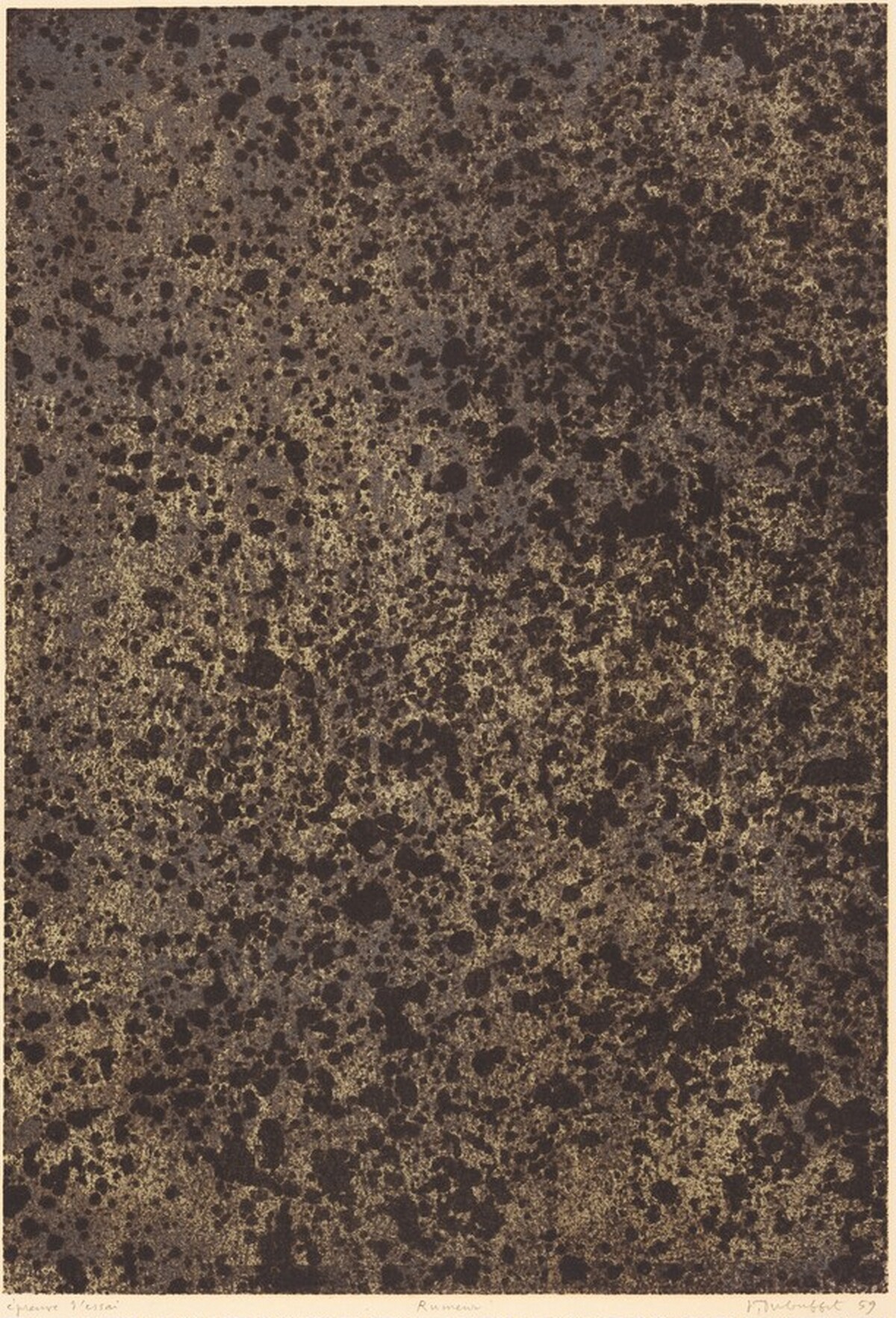 Rumeur by Jean Dubuffet