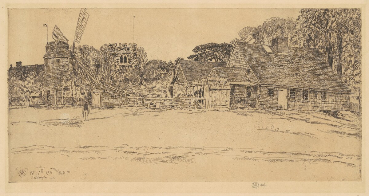 The Heart of Easthampton by Childe Hassam