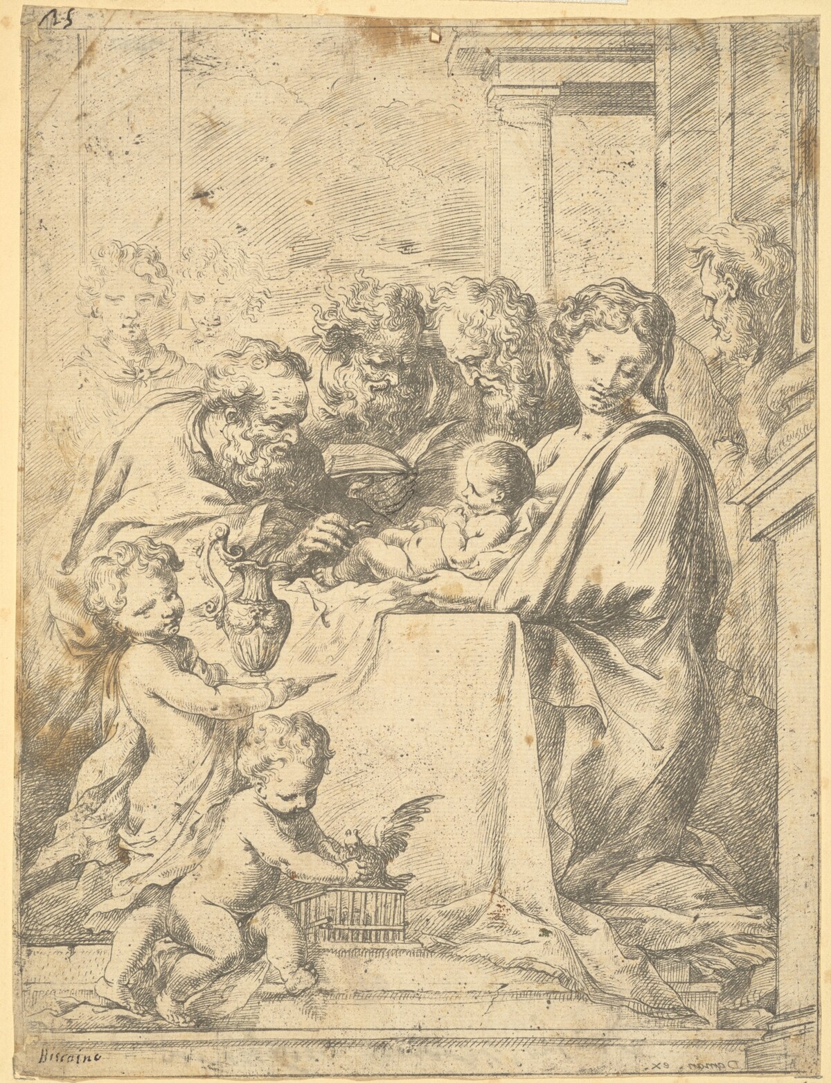 The Circumcision of Christ by Bartolomeo Biscaino