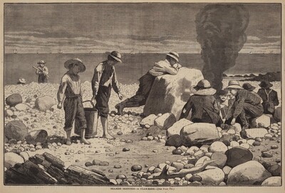 Sea-Side Sketches - A Clam-Bake