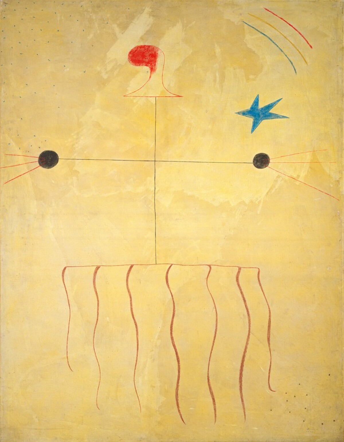 Head of a Catalan Peasant by Joan Miró