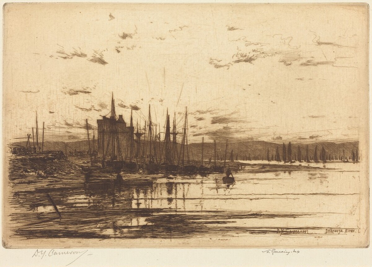 Loch Ranza by David Young Cameron