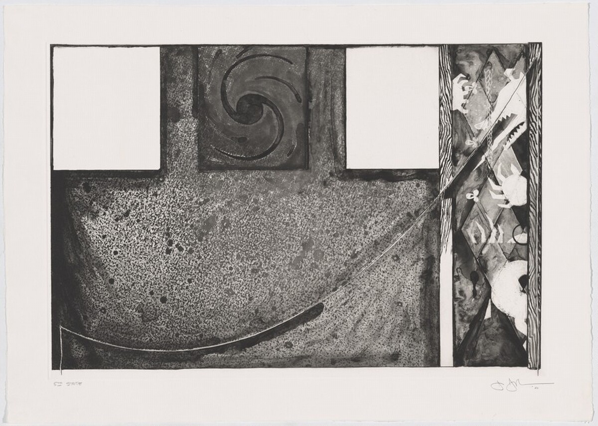 Untitled [state proof of 5th state] by Jasper Johns