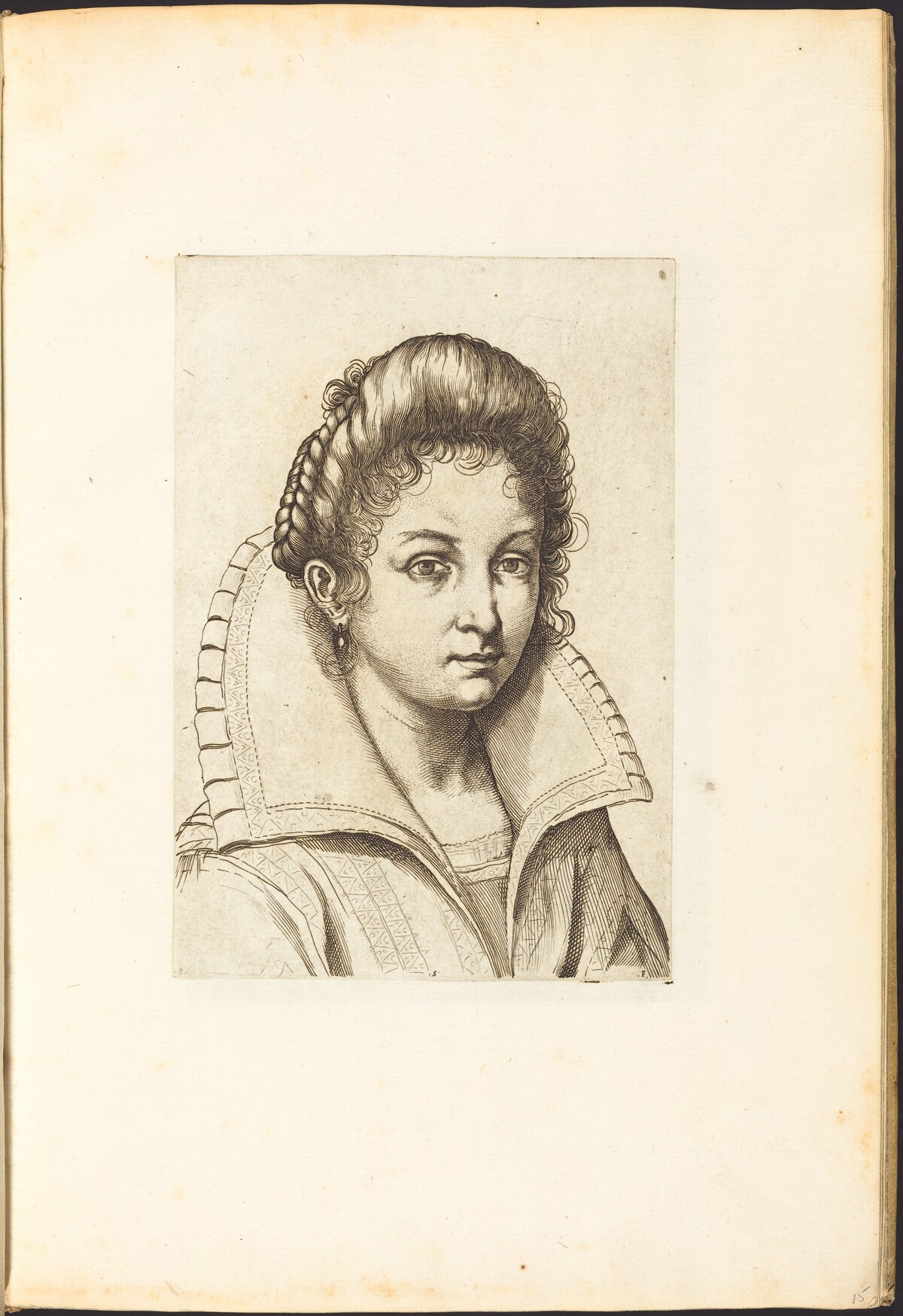 Print from Drawing Book by Luca Ciamberlano