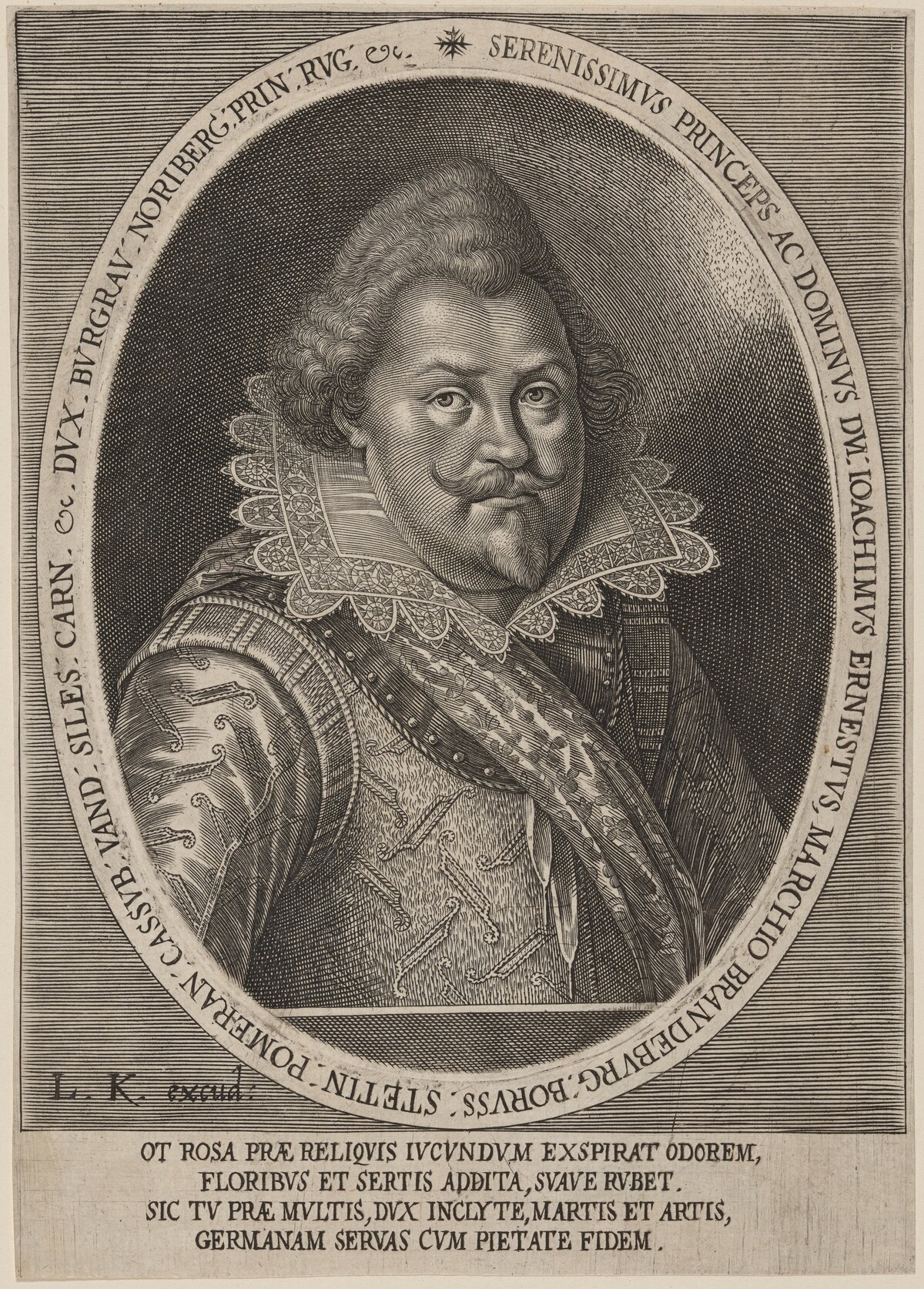 Joachim Ernest, Elector of Brandenburg by Lucas Kilian