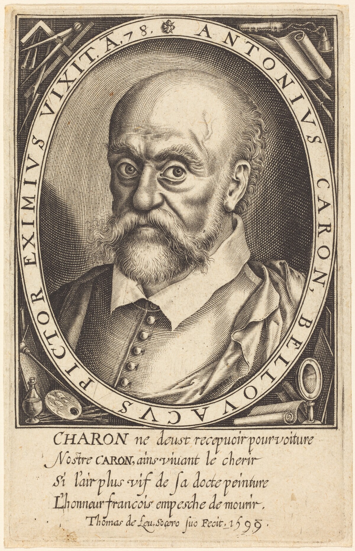 Antoine Caron by Thomas de Leu