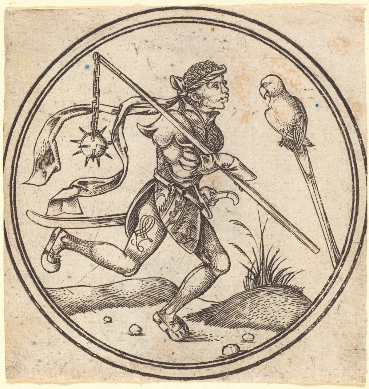 The Jack of Parrots by Master PW of Cologne