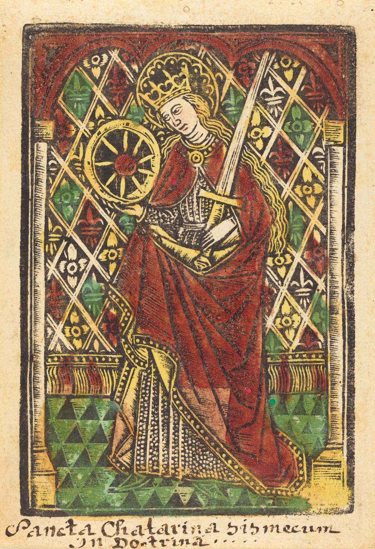 Saint Catherine by Workshop of Master of the Protective Saints of Cologne