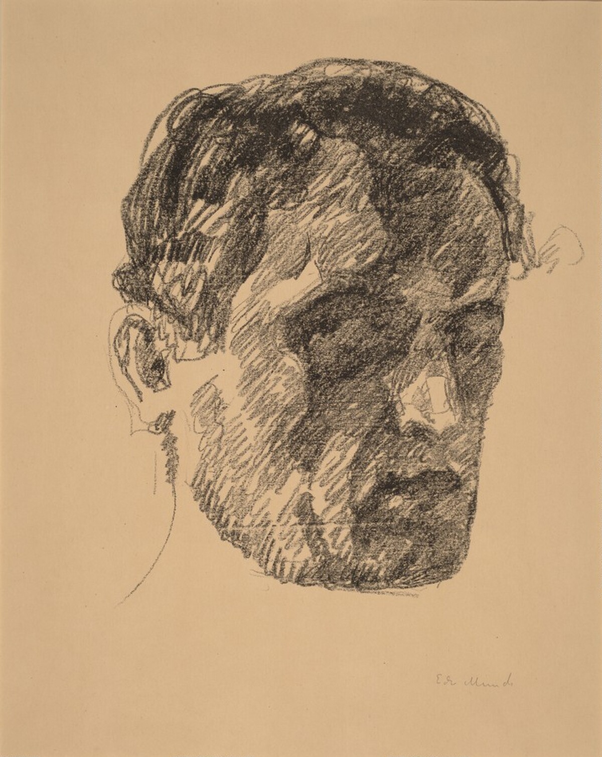 Self-Portrait (Selbstbildnis) by Edvard Munch