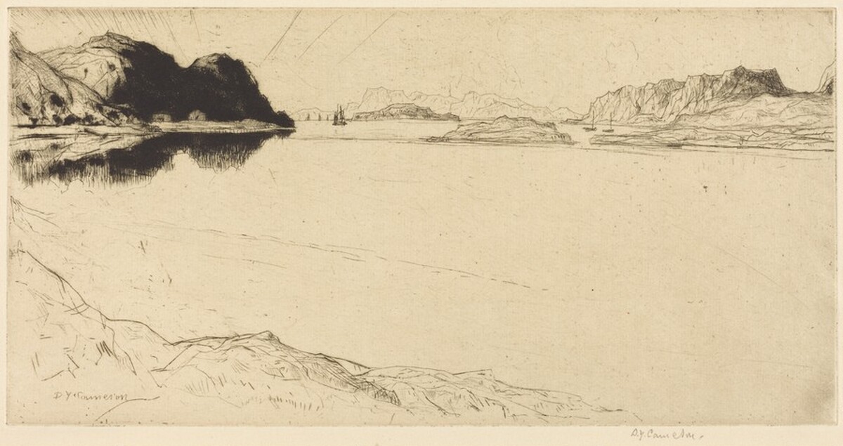 Sound of Kerrera by David Young Cameron