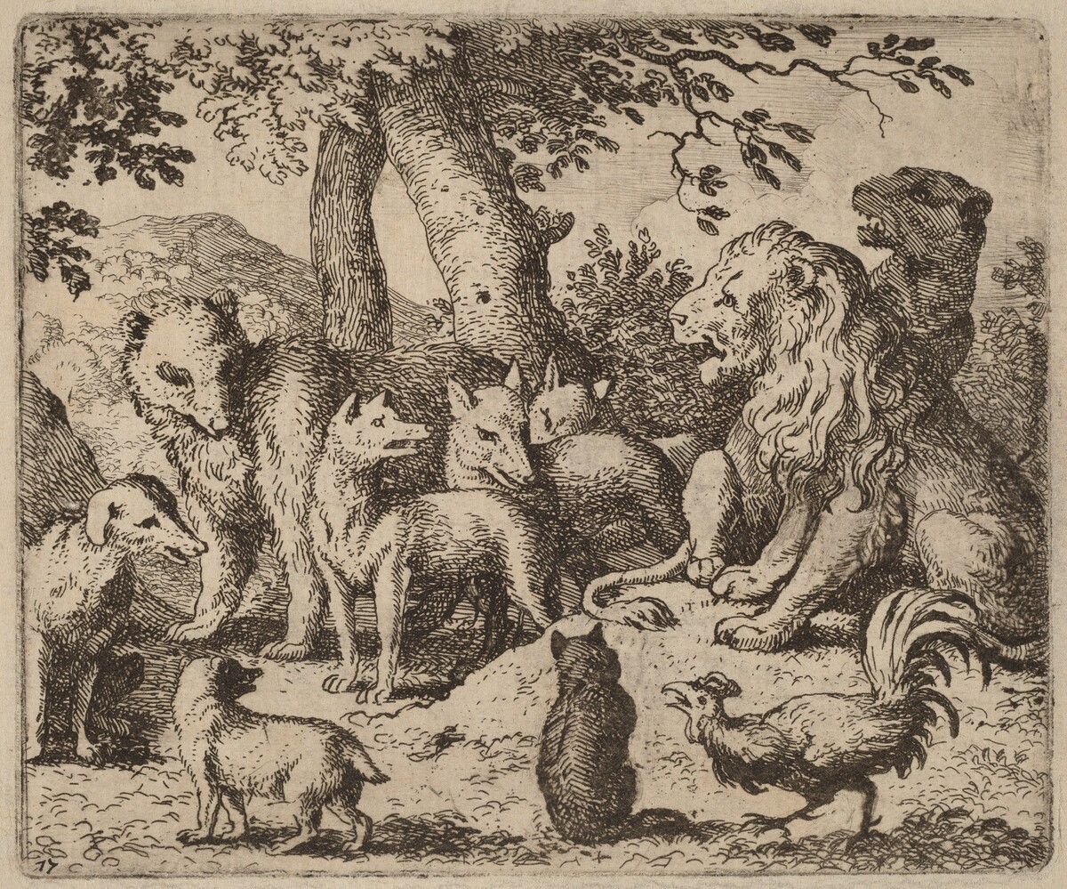 Reynard Attempts to Clear Himself by Allart van Everdingen