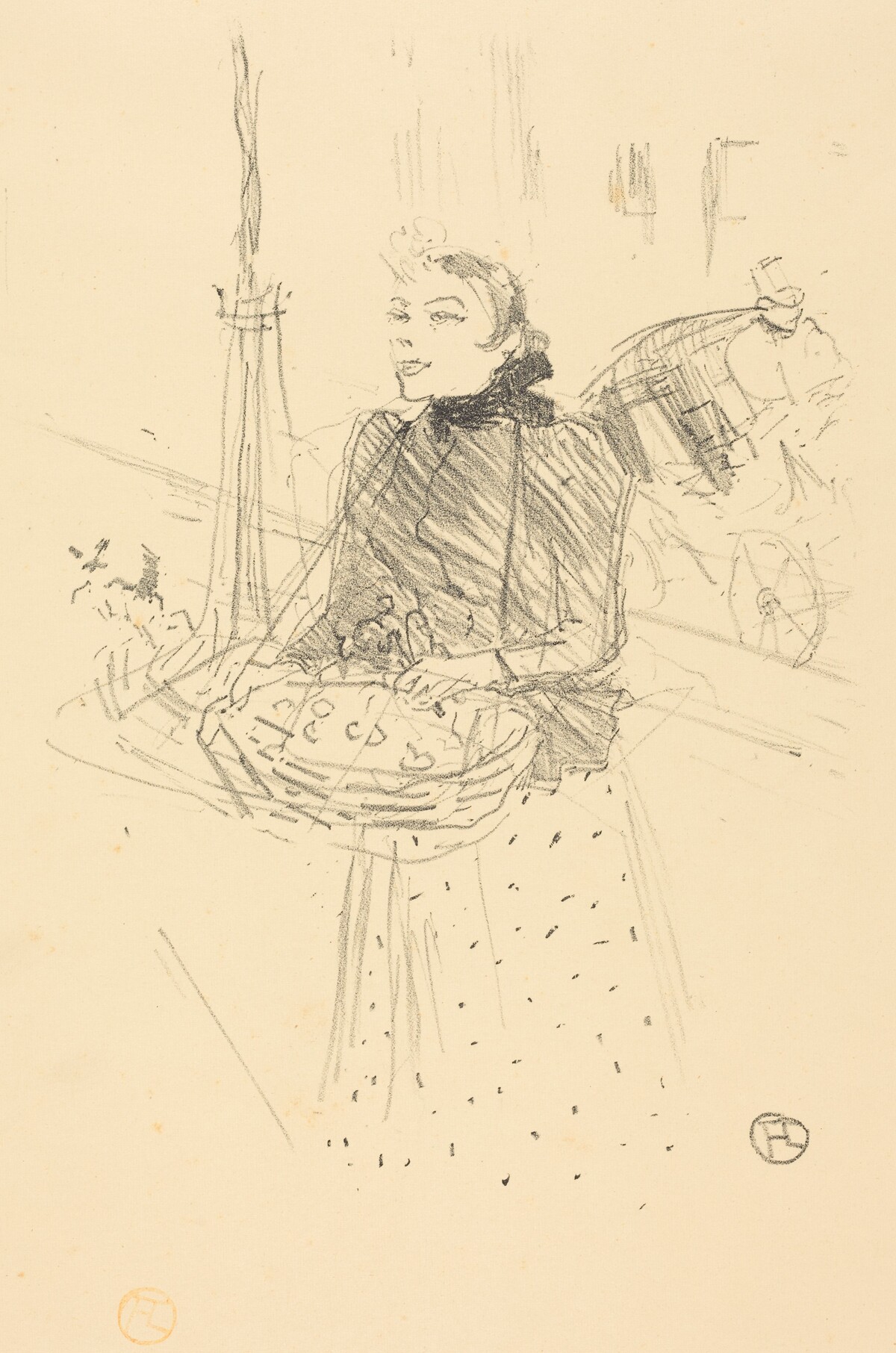 Achetez mes belles violettes by Henri de Toulouse-Lautrec