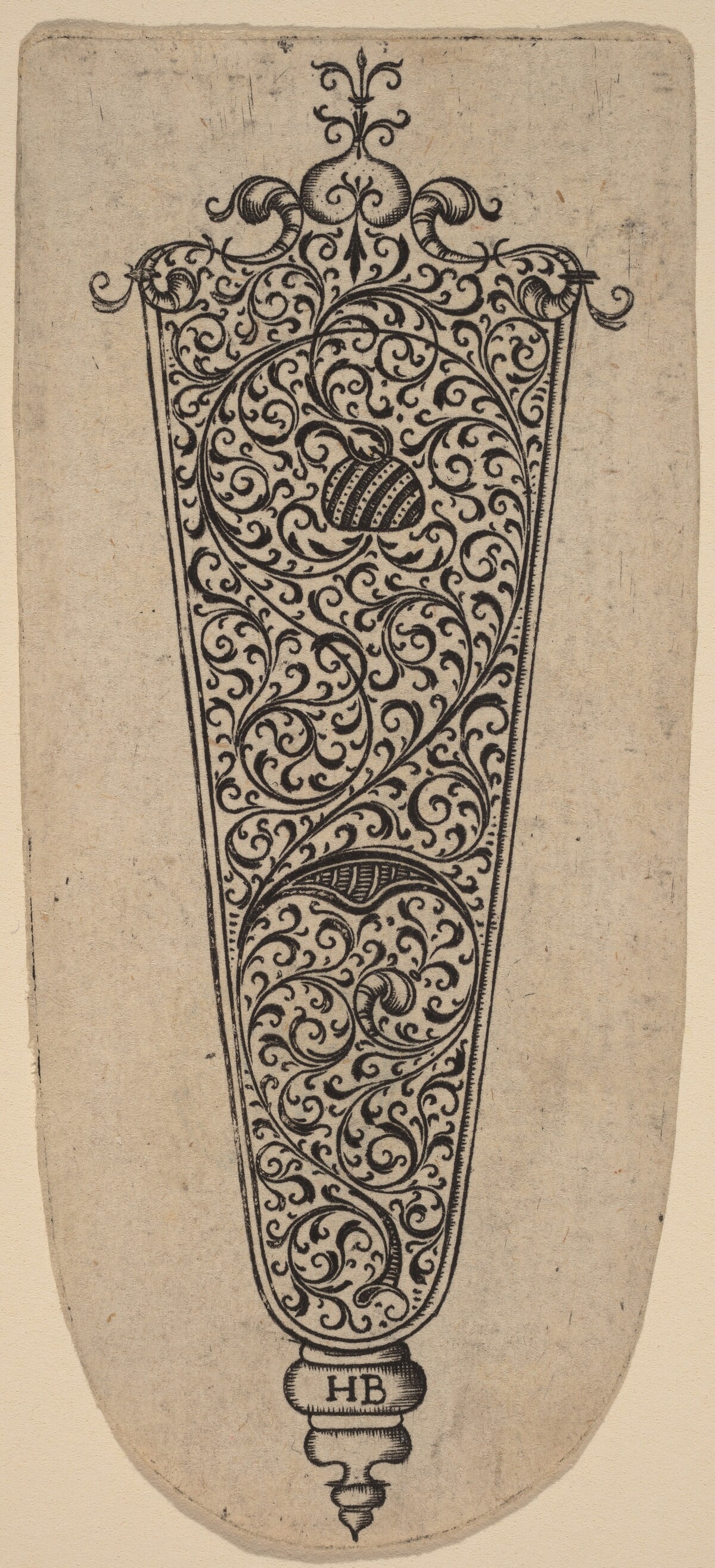 Ornament for Knife Handle by Theodor de Bry