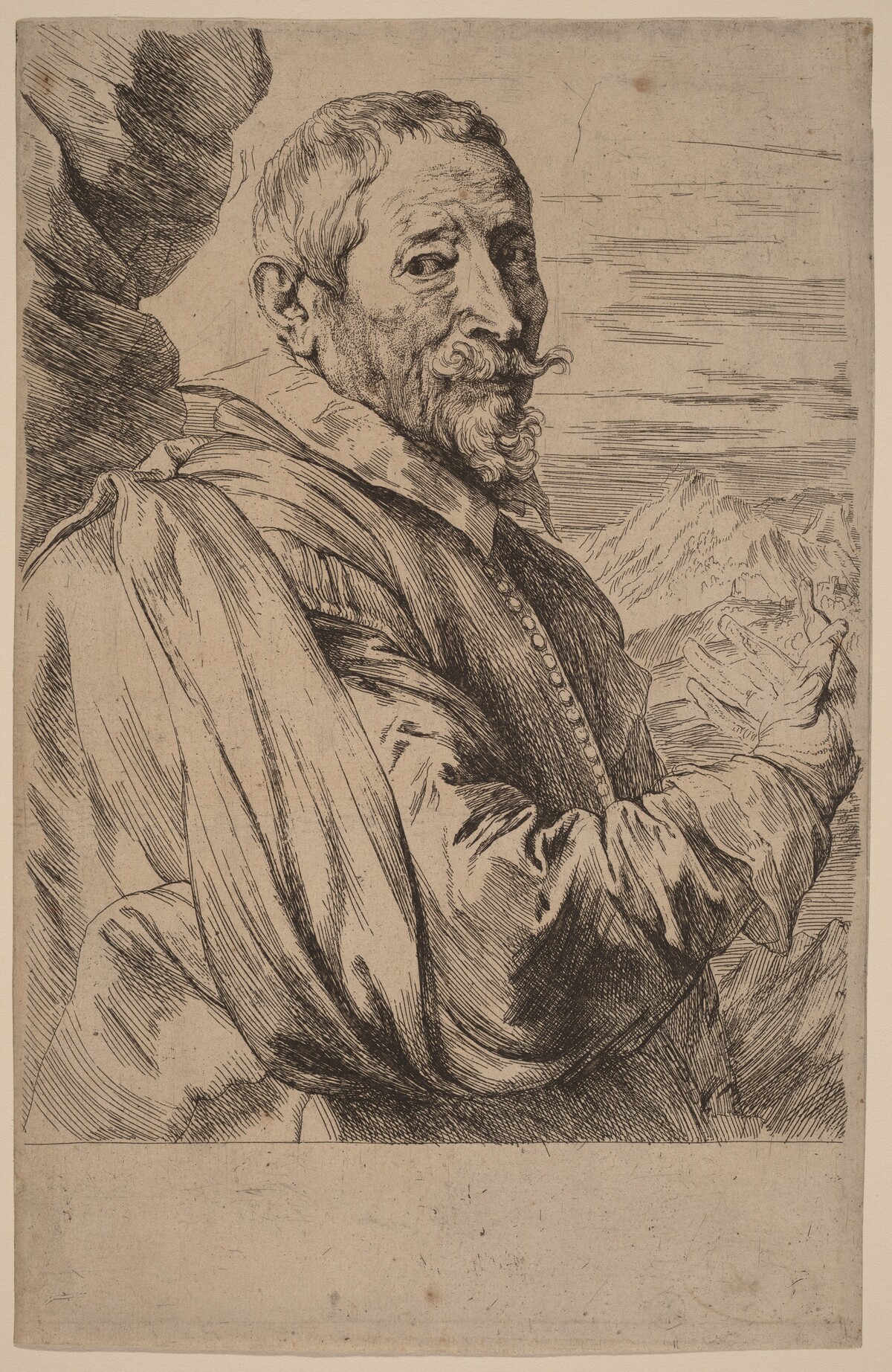 Jodocus de Momper by Sir Anthony van Dyck
