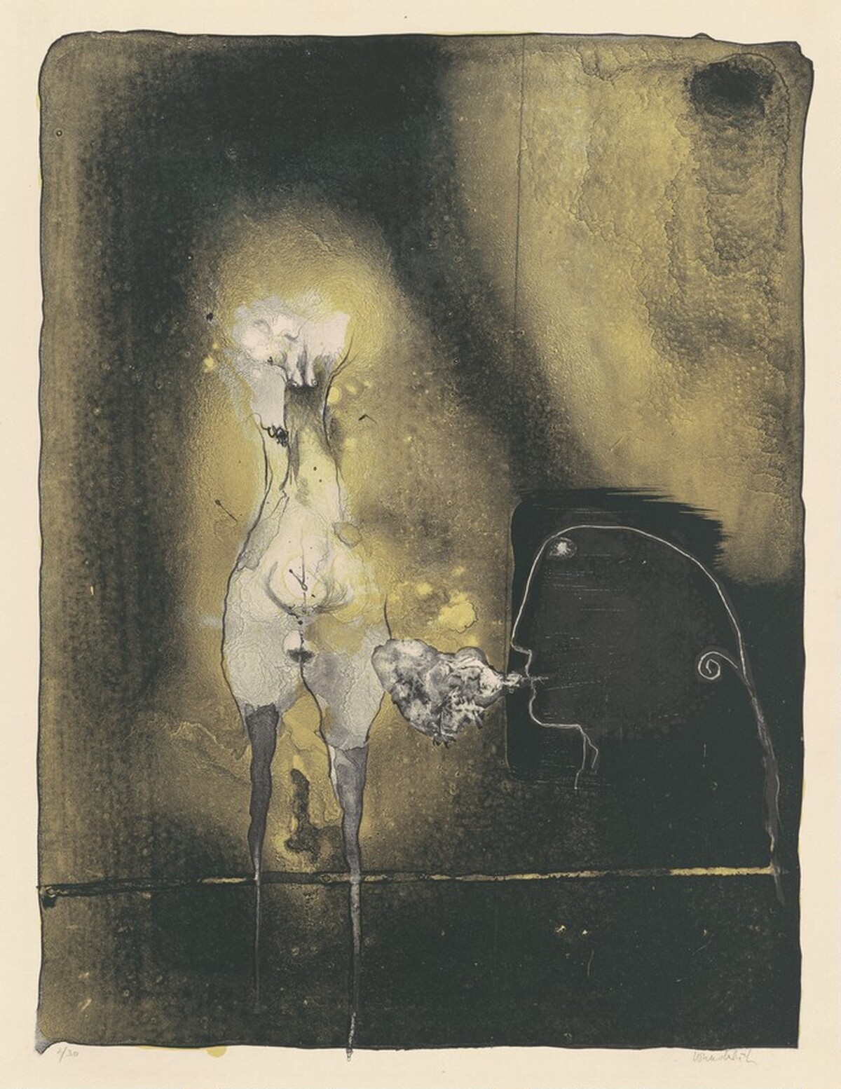 Creation d'une femme IV (Creation of a Woman IV) by Paul Wunderlich