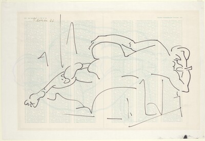 Reclining Woman (recto)