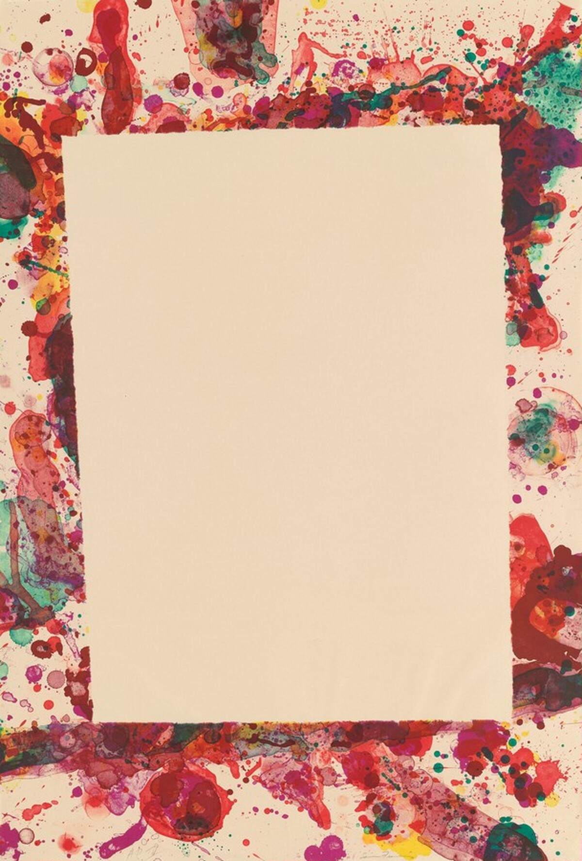 Yunan (State III) [artist's proof] by Sam Francis