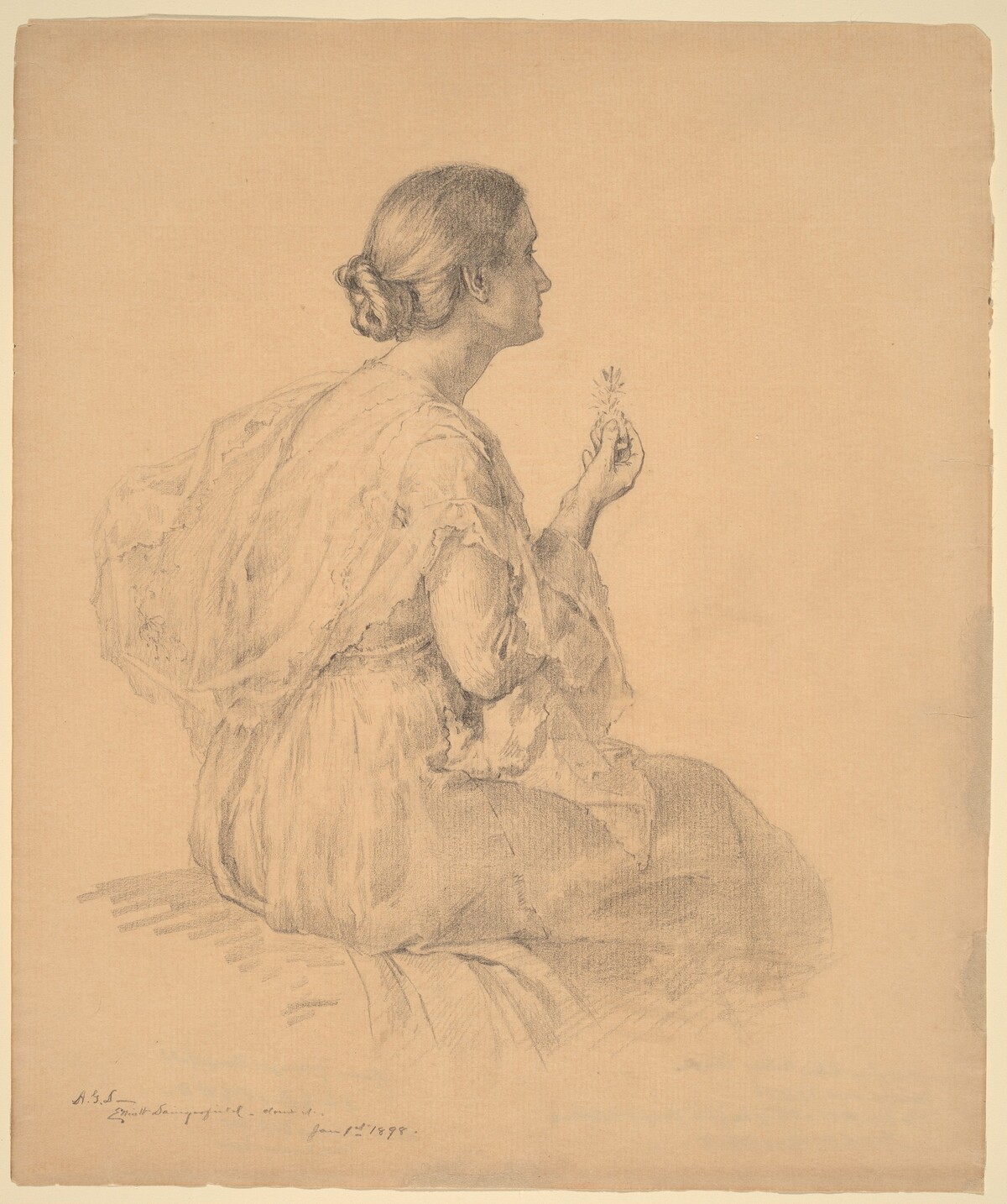 Portrait of the Artist's Wife by Elliott Daingerfield