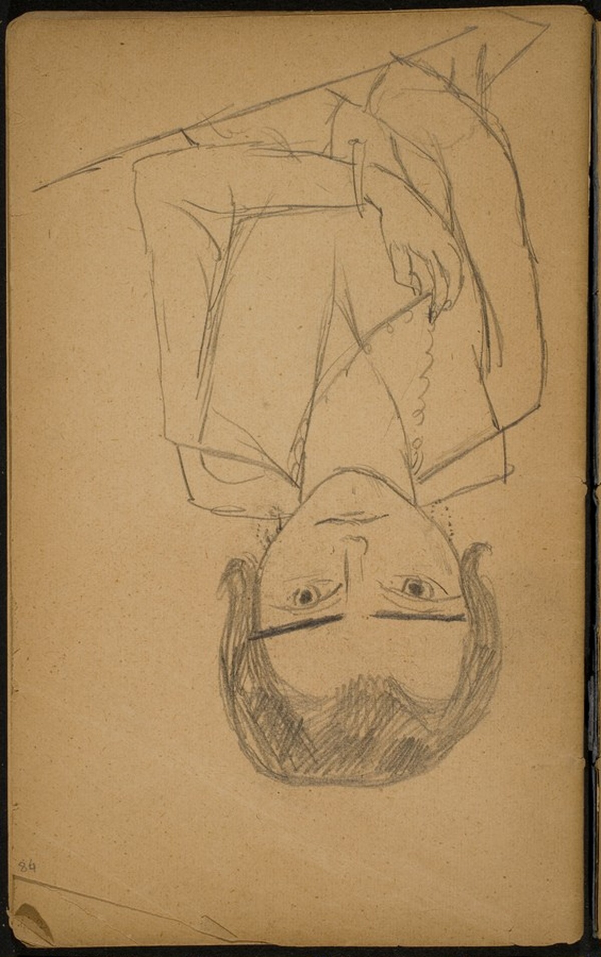 weibliche Bildhnisstudie, frontal (Portrait of a Woman) [p. 86] by Max Beckmann
