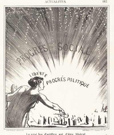 Le vrai feu d'artifice est d'être libéral